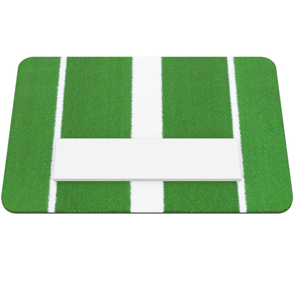 SEEKFUNS Portable Baseball & Softball Pitching/Batting Practice Mat for Outdoor Sports