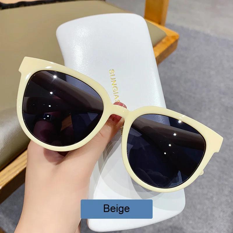 Fashion Cat Eye Sunglasses Woman  Designer Shades Oversized Retro Mirror Sun Glasses Female Clear Lens Vintage Gafas De Sol