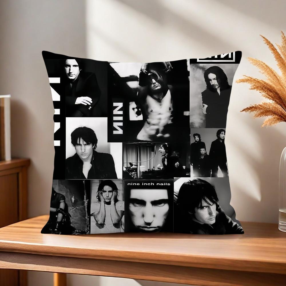 Band N-Nine Inch N-Nails Comfortable Soft Pillow Case For Sofa Living Room Home Office Decor And Protective Covers