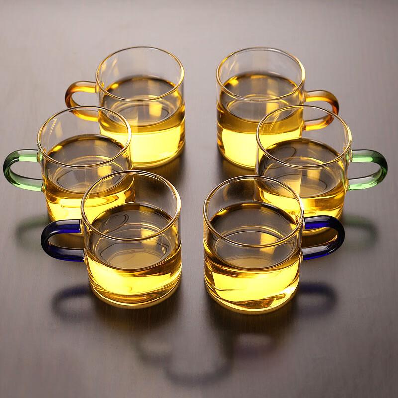 Shangqi Heat-Resistant Glass Teacup with Handle