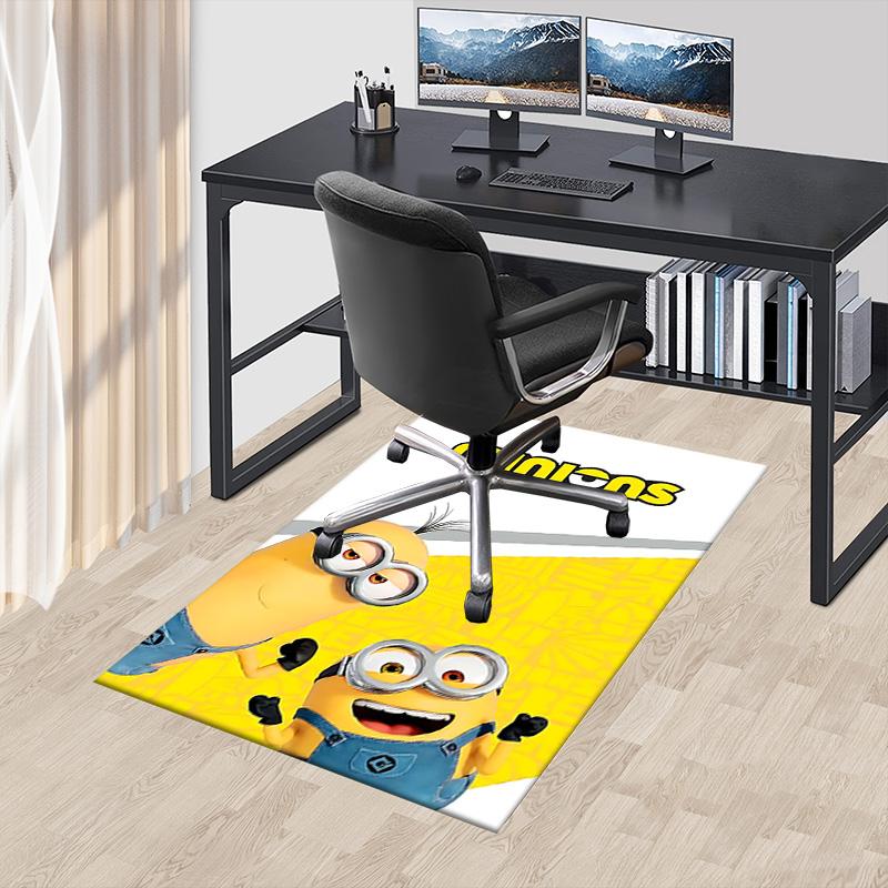 1pc Minions Adventure Poster Carpet for Playroom Bedroom Living Room Sofa Home Decor,kids Game Area Rug Non-slip Floor Mat Y72821