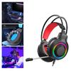 Wireds Over Ear Headphones With Glowing LED Lights 40mm Composite Diaphragm Driver Ergonomic Protein Leather Cushions Flexible Two Suspension Headbeam