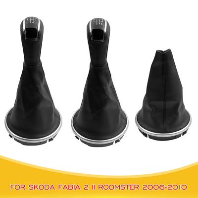Auto-Schaltgetriebe-Schaltknauf, Schaltknaufmanschette, für Skoda Fabia 2 II Roomster 2006-2010, Autozubehör, Innenraum, Ersatzteile