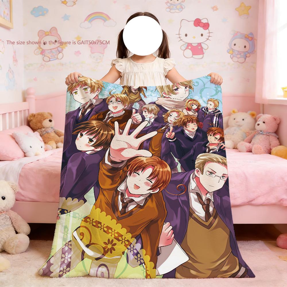 Blanket For Hetalia Soft Throw Blanket for World Picnic Bed Sofa Home Group Bedroom Cozy Warm Stars Comfortable