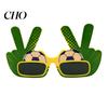 Football Fan Sunglasses Theme Sunglasses, Lightweight Events Glasses, Funny Peace Gesture Women Stadium for Men Fans Game Day Photos Unisex