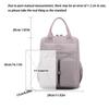 A Stylish And Simple Lightweight Nylon Leisure Backpack With Multi-pocket Backpacks For Men And Women Is Suitable For Schools