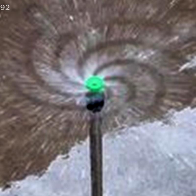 5 Pezzi Ugello di Irrigazione Rotante a 360 Gradi Filetto Maschio da 1/2" Aspersore a Rotazione Automatica Irrigazione Giardino Prato Fiori Verdure