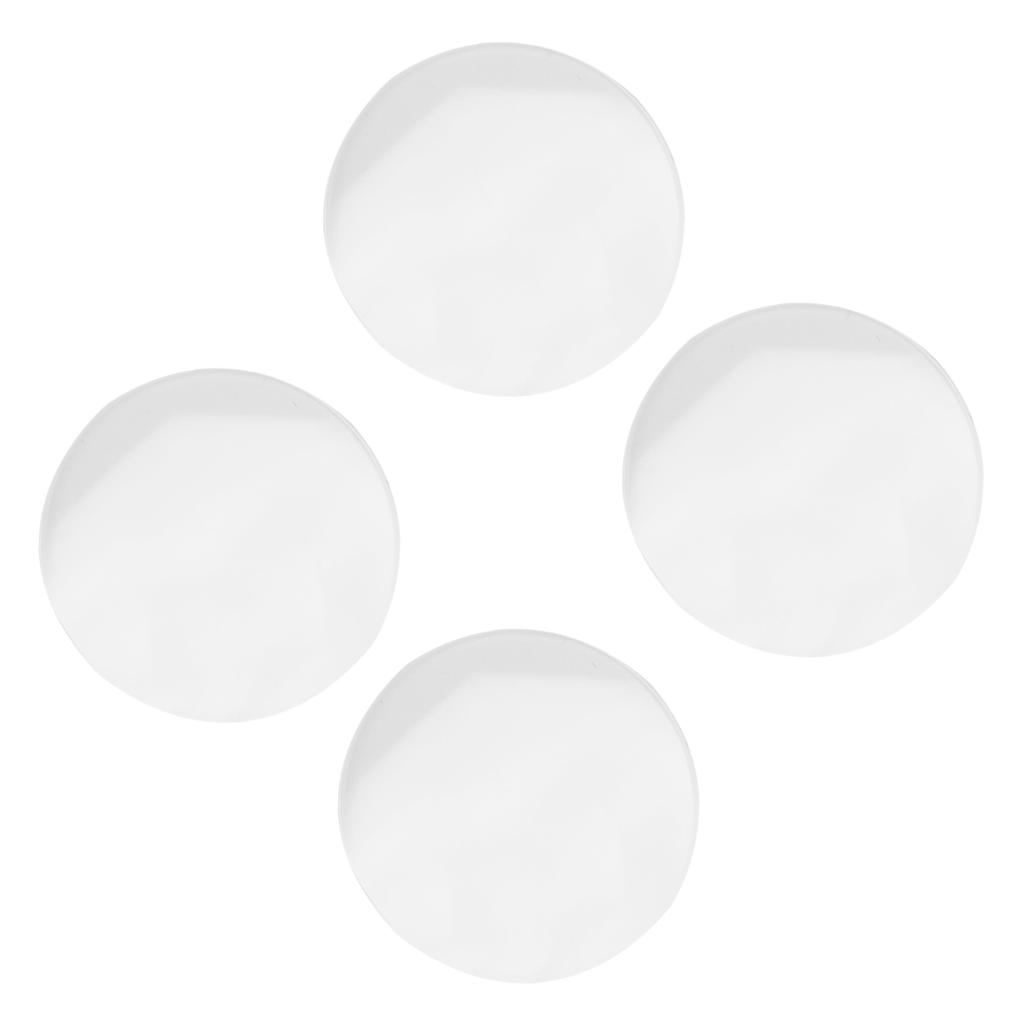 4ks Ploché hodinkové sklíčko 28mm29.5mm Dvojito vypuklé Okrúhle Priehľadný Hodinkový doplnok 1.2mm