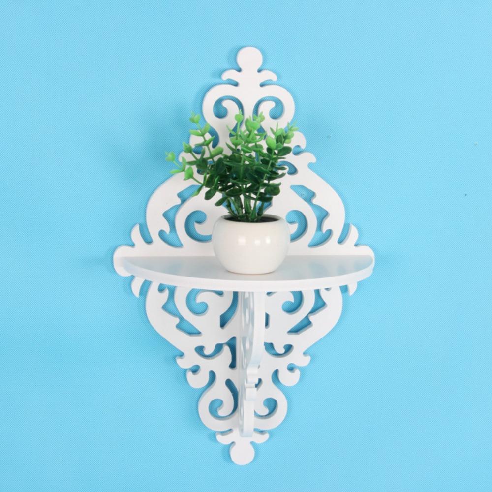 Point for Living Room Decor Wooden Display Rack Floating Wall Shelf Flower Pot Rack Storage Board