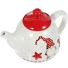 Kettle Santa Cutlery Christmas Teakettle Ceramic Water Portable Teapot Milk Jug Serving Tool Teaware Maker Decorative Office