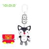 TOLOLO Black & White Crib Mobile Wind Chime for 0-3 Year Olds - Early Education Hanging Rattle Toy