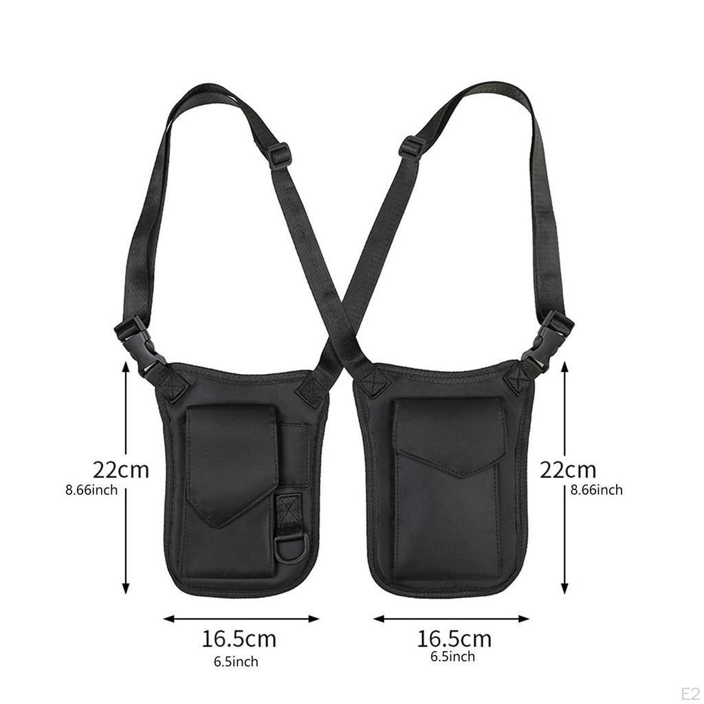 Hiddens Underarm Shoulder Bag Anti Thief Pack Pocket for Outdoor Sports Hiking