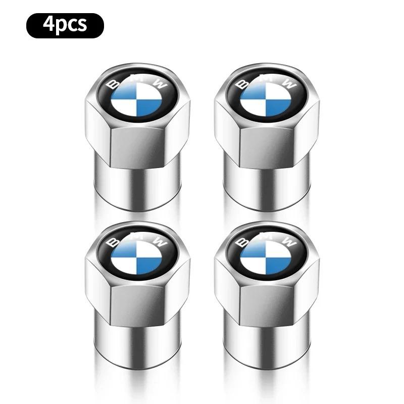 4Pcs Stylish Car Tire Valve Caps Wheel Rim Stem Covers Airdust Proof Protective Caps for BMW X1 X2 X3 X4 X5 X6 X7 Exterior Decor MD2