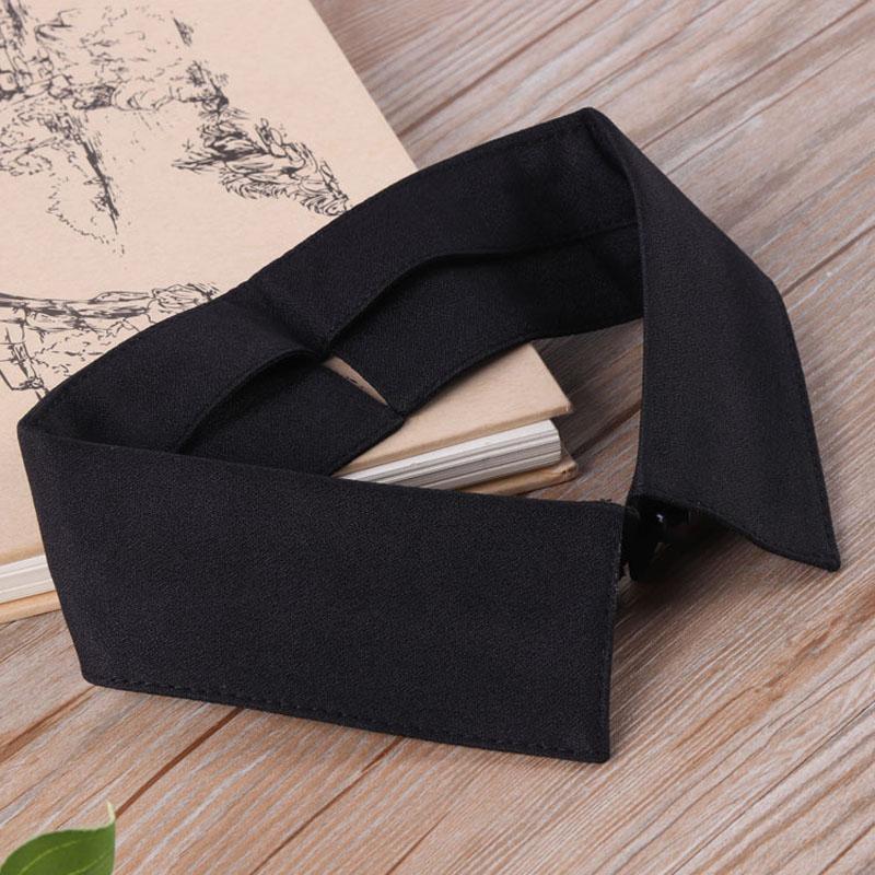 White Fake Collar Women Elegant Diamond Detachable Collars for Women False Shawl Shoulder Wrap Lapel False Collars Woman Tie
