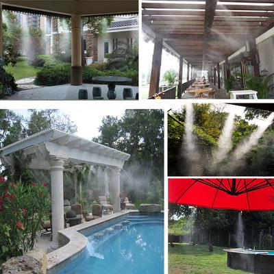 6M/9M/12M Patio Cooling Mist System Water Fog Sprayer System Garden Watering Irrigation Mister Nebulizer Sprinkler