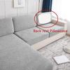 1/2/3/4 Seater Waterproof Jacquard Fabric Sofa Seat Cushion Cover Velvet Anti-Slip Furniture Protector Pet Kids Stretch Washable Sofa Cover