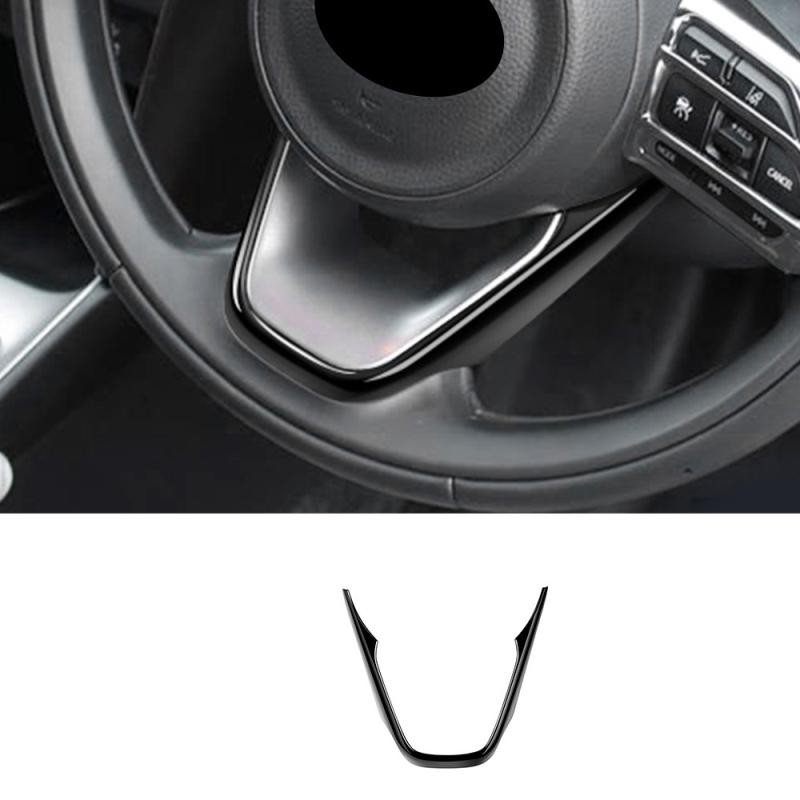 For Toyota Yaris /yaris Cross    CarbonFiber Car Steering Wheel Panel Cover Trim Decorate Frame Sticker Accessories