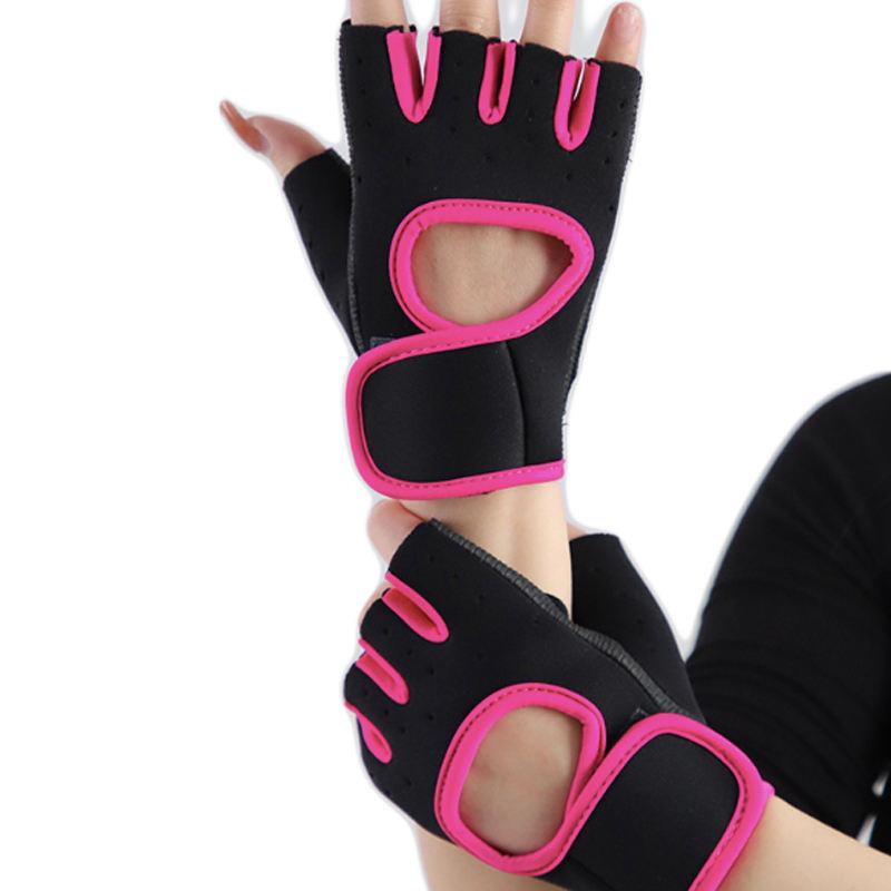 Custom Logo Neoprene Breathable Half Finger Workout Gloves for Bodybuilding Gym & Home Use-Non-Slip Lightweight Quick Drying S