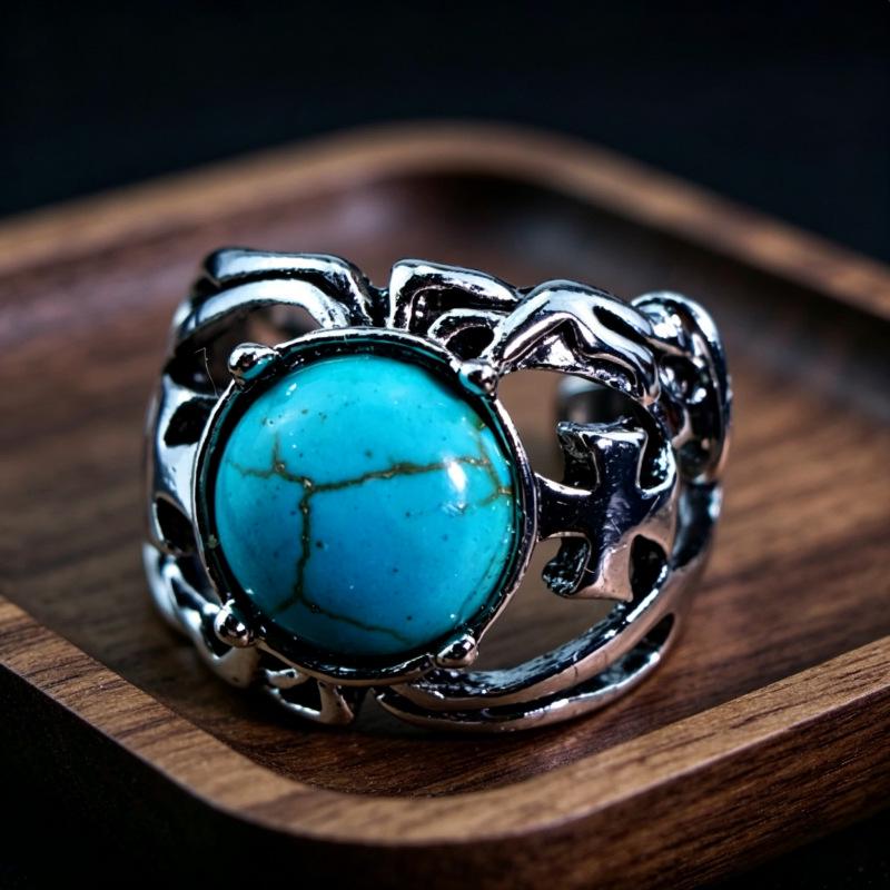 Men's Demon Eye Bracelet & Hip Hop Zinc Alloy Ring