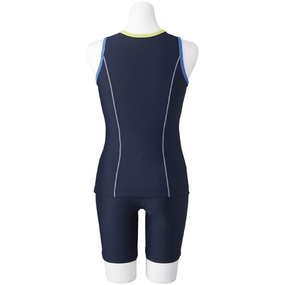 MIZUNO Gym Fitness Swimsuit N2JG0850 S Women's (3.5-Length) Green, Size