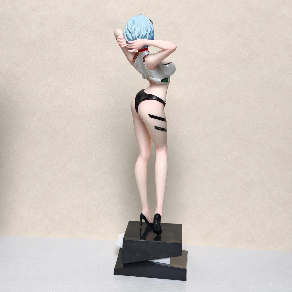 31CM NEW Rei Ayanami Ling Ayanami Gk Figure Short Hair Anime Girl Statue Desktop Ornament Toy Decor For Anime Fans