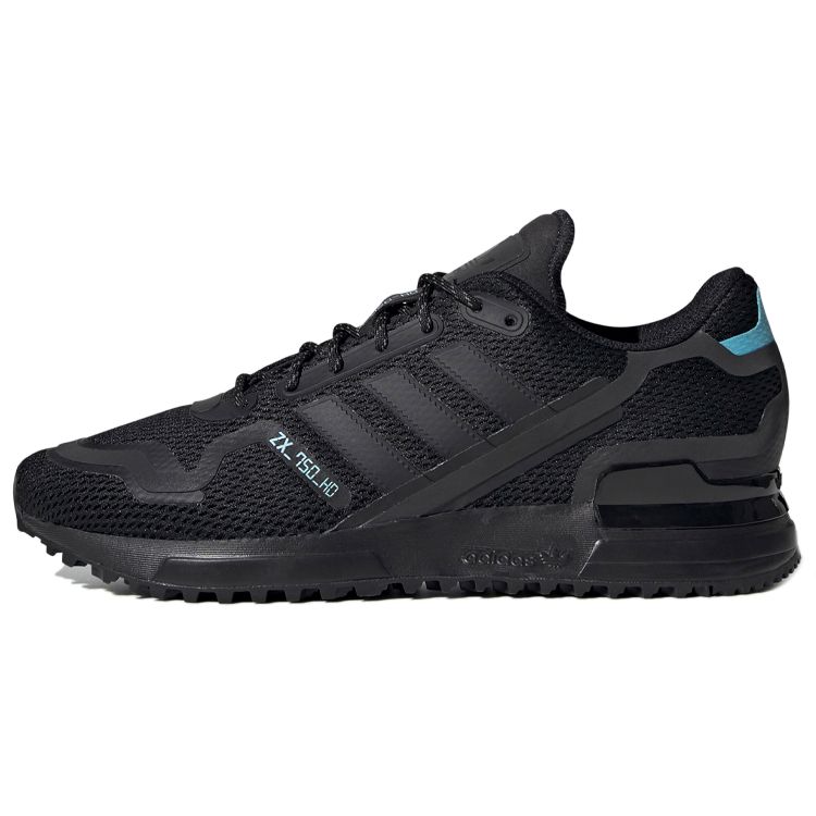 

Кроссовки унисекс adidas ZX 750 HD Core Black Cyan Ярко-голубые FV8488