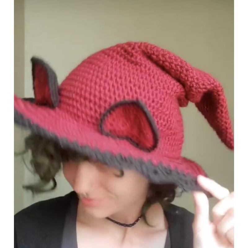 

Новая связанная вручную расклешенная шляпа-ведро, шляпа рыбака, модная и персонализированная шляпа для взрослых