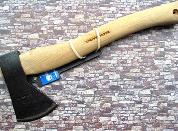 Knives Greenland Hatchet 1060 Carbon American Hickory CONDOR Greenland Hatchet Axe Japanese CONDOR/Tools & [Genuine Product]