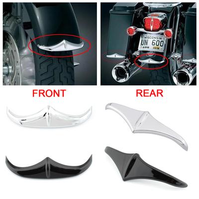 Motorcycle ABS Front/Rear Fender Leading Edge Accent Tip Trim Cover For Harley Electra Street Road Trike Glide Road King Dyna