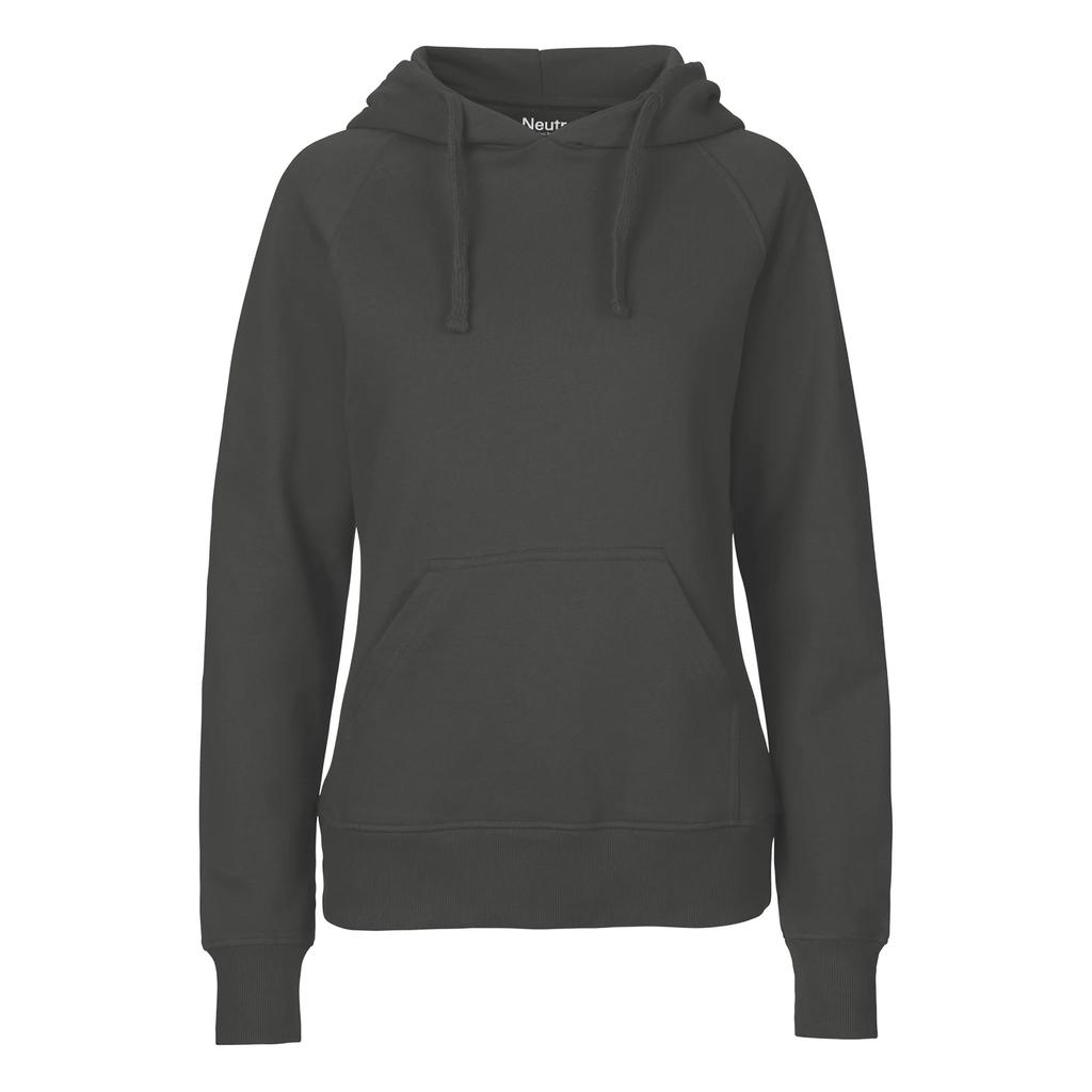 Neutraler Damen/Damen Einfarbiges Kapuzensweatshirt