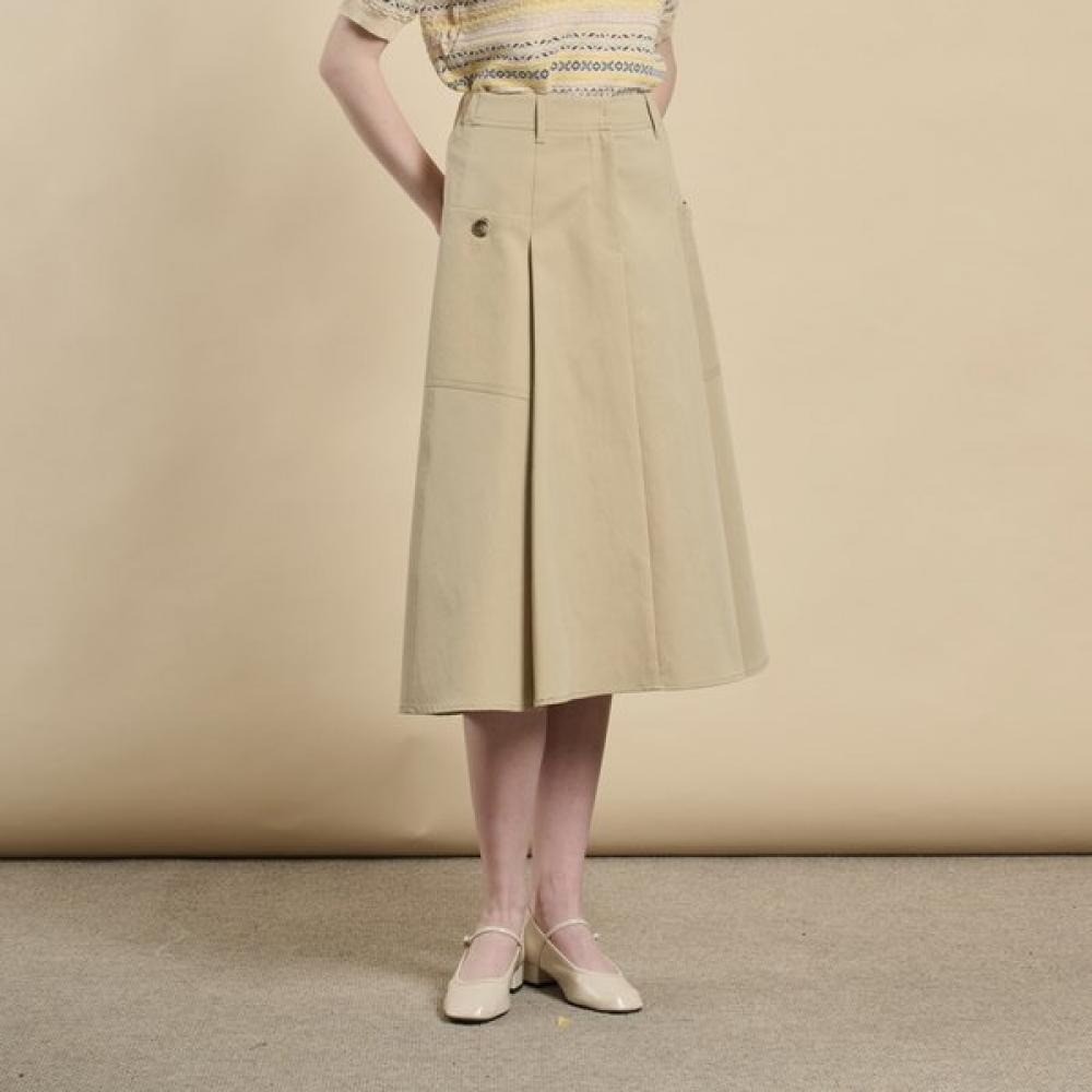 

Bcbg Pocket Backbanding Skirt B6m3s207 beige (72)/55