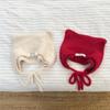 Cat Ear Kids' Knit Wool Hat - Stylish & Windproof Autumn/Winter Pullover for Boys & Girls