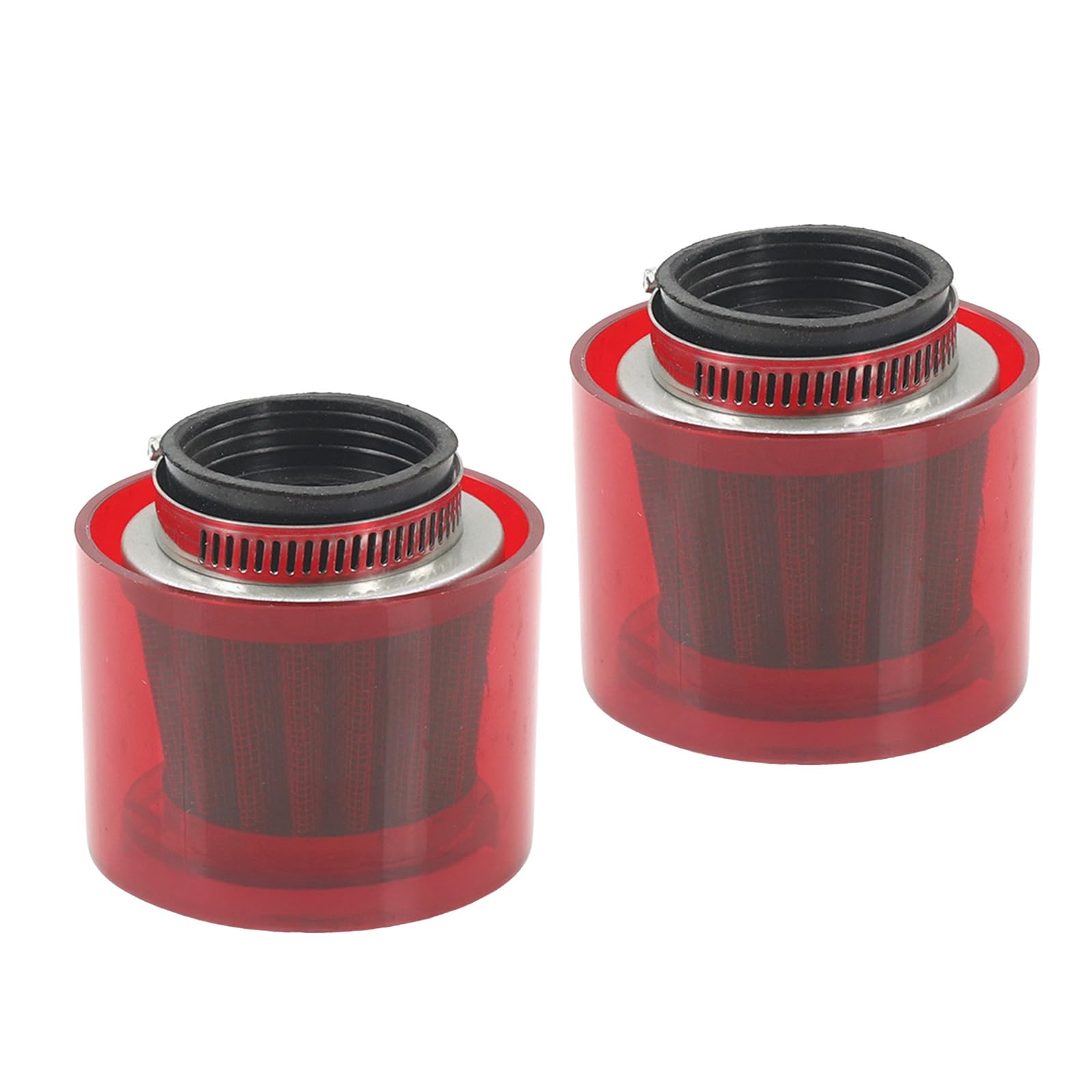 

Alpha Depot Universal Air Air Filter with Cover, Waterproof, Rainy Weather Custom 40mm straight type x красный