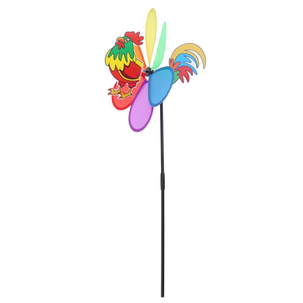 Vane Colorful Windmill Chime Whirligig Rotator Toys Children