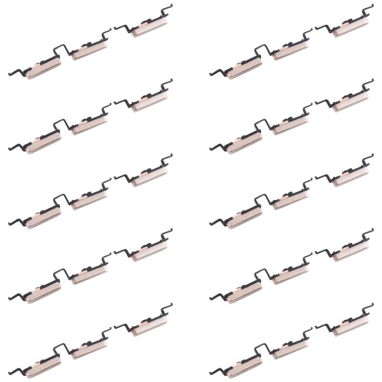 

10pcs Power Button + Volume Control Button For Samsung Galaxy A8 2018 SM-A530 золотистий