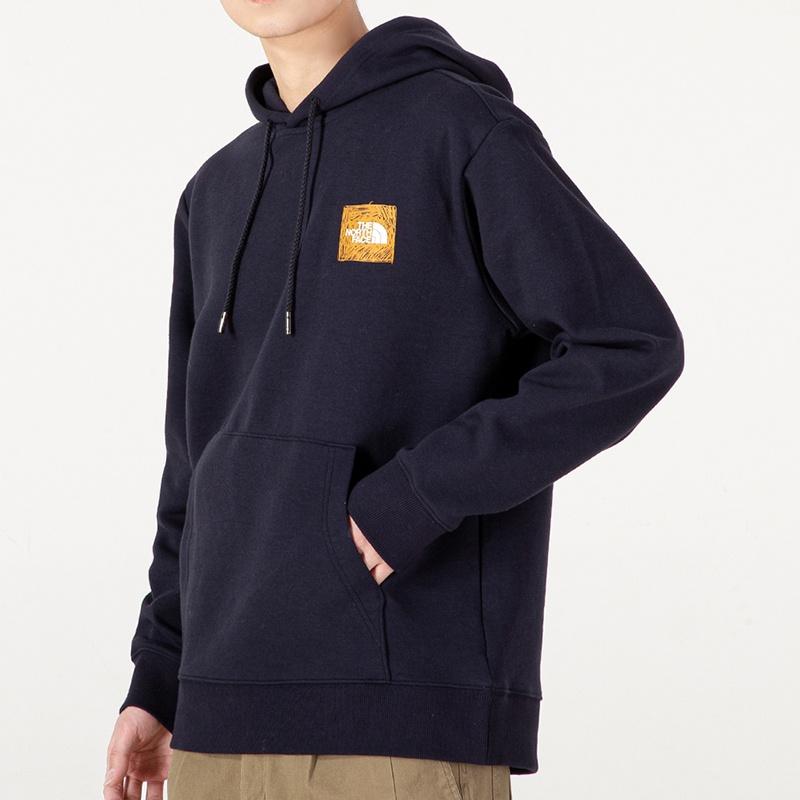 The North Face SS22 Logo Hoodie 'Navy' Men's NF0A5JZL-RG1