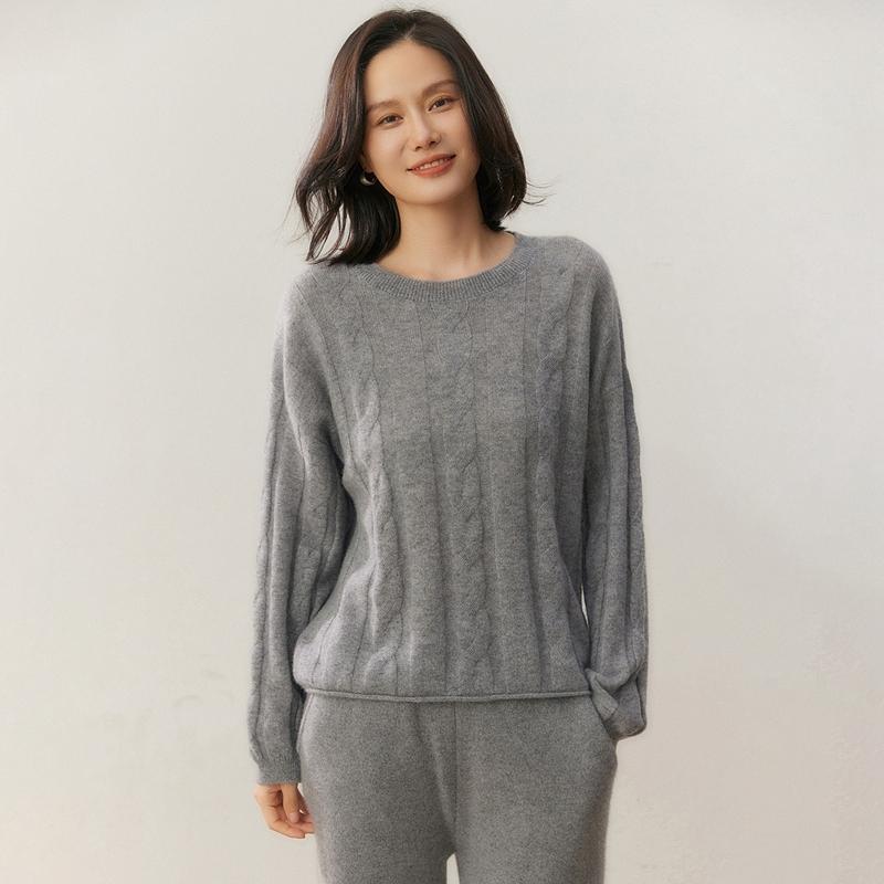 Qinghe 100% Pure Cashmere Women's Sweater - Ultra Soft Luxury Winter Pullover