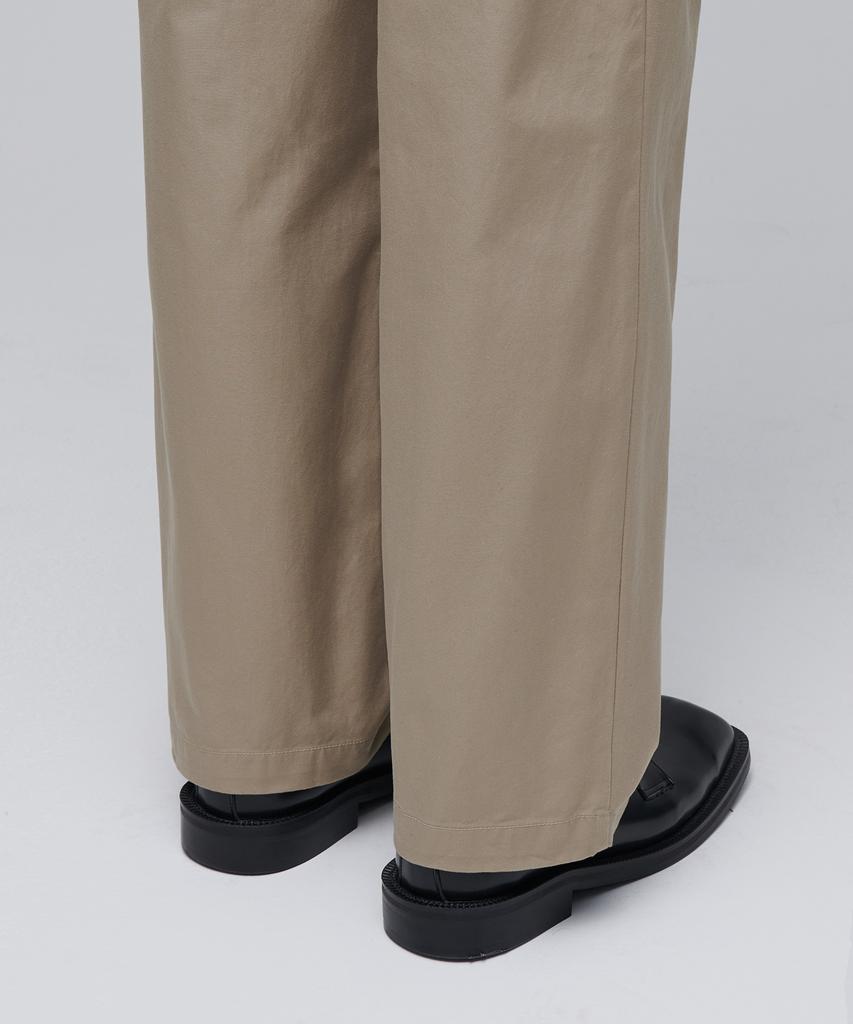 MUSINSA STANDARD Semi-Balloon Belted Chino Pants [Beige]