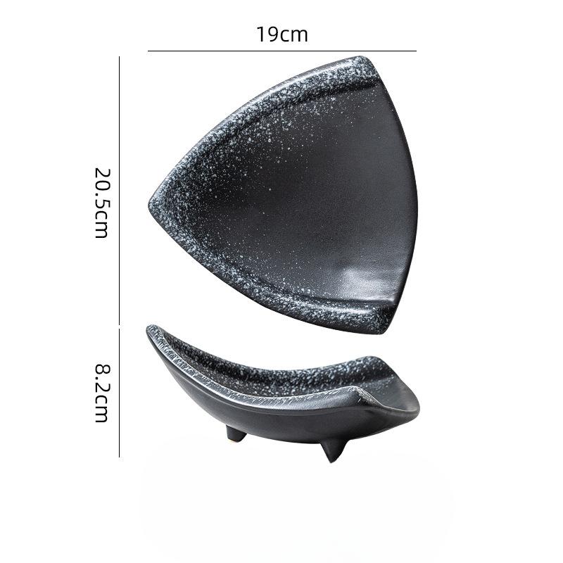 Featured Internet Celebrity Snack Plate Creative Japanese Ceramic Art Basket Restaurant Sushi Shop Tableware Fruit Plate