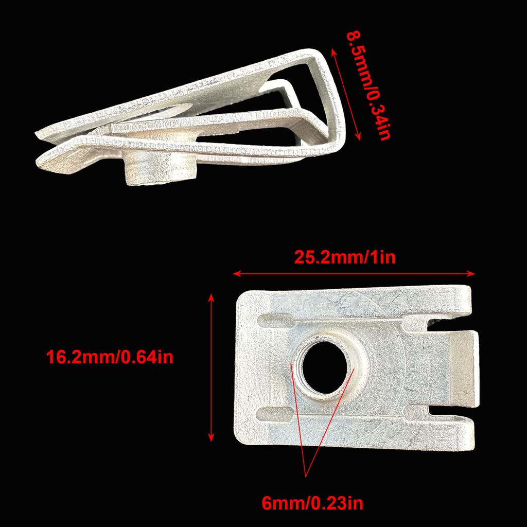 Universal Splash Shield Guard M6 Bolts Undertray Engine Cover Body Bolts For Opel Vauxhall Vivaro Renault Fiat Nissan Peugeot