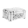 Metal Jewelry Storage Box Vintage Alloy Small Treasure Chest Case Trinket   for Ear s Necklace Bracelet