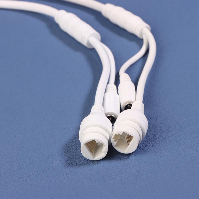 12Pin 8/10Core Poe Network Port Dc Female Power Wire Connector Cable For Ip Dome Camera Monitoring Ip Cable