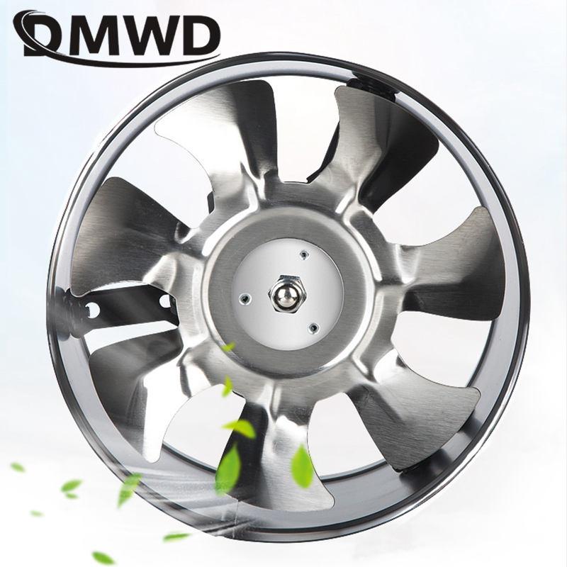 4/6 inç Egzoz fanı 4“6” Mutfak Banyo İçin Hava Vantilatörü Mini Aspiratör 1.5M kablolu Metal Boru Kanal Fanı 110V 220V