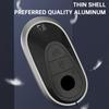 Leather Alloy Aluminum TPU Car Key White Case Cover For Benz GLC GLK CLS