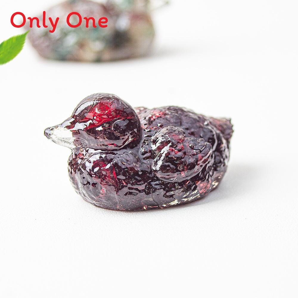 Water Crystal Resin Art Piece Duck Ornament For Home And Tabletop Decor