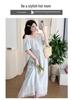 2026 Summer Fresh Skin-Friendly Mid-Length Loose Maternity Dress – Youthful Look