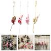 Christmas Tree Santa Doll Decorations With Rope Santa Clause Figure Resin Hanging Ornament For Home Party Decoration