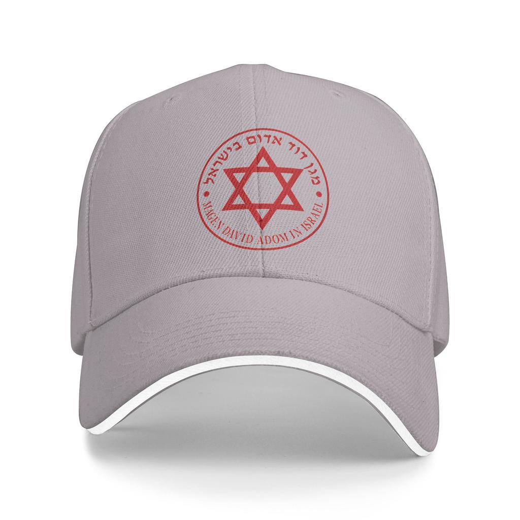 Fashion Magen David Adom Mda Golf Cap Men Women Snapback Hat  Outdoor Golf Adjustable Sun Hats
