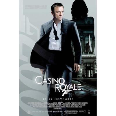 CASINO ROYALE Oryginalny Plakat Filmowy Zwijany 53x40 Daniel Craig