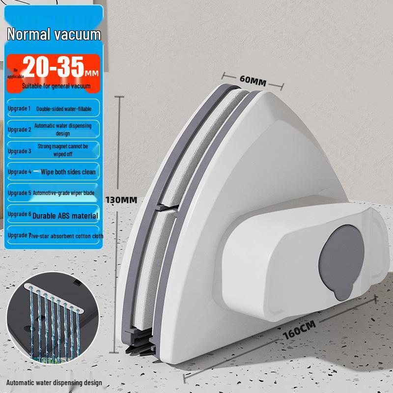 Double-Sided Water-Holding Glass Wiper for High-Rise Windows - Professional Home Cleaning Tool